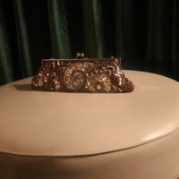 Antique Bloom Sequined and Beaded Bag