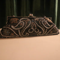 The Nocturne Empress Beaded Clutch
