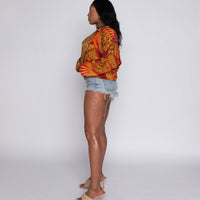 1980's Reversible Animal Print Cargo Jacket