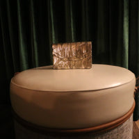 Ophelia Gold Brocade Envelope Clutch