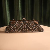 The Nocturne Empress Beaded Clutch