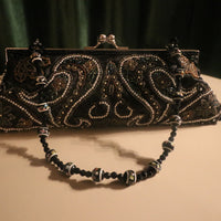 The Nocturne Empress Beaded Clutch