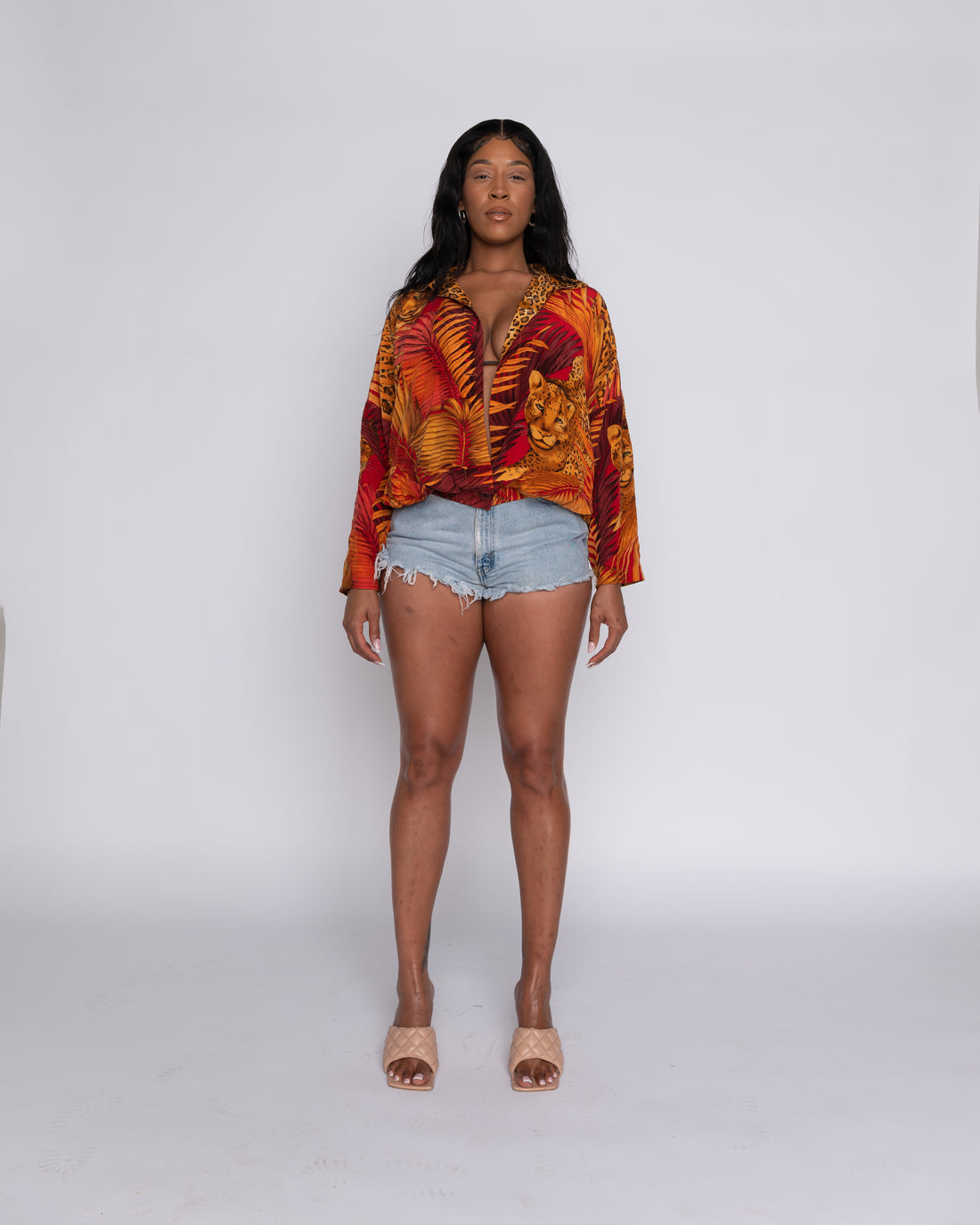 1980's Reversible Animal Print Cargo Jacket