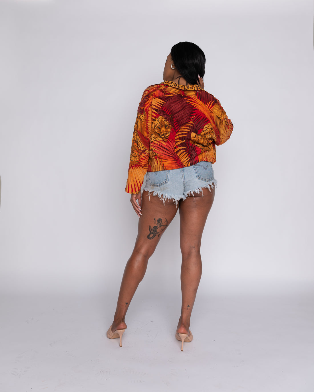 1980's Reversible Animal Print Cargo Jacket