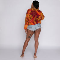 1980's Reversible Animal Print Cargo Jacket